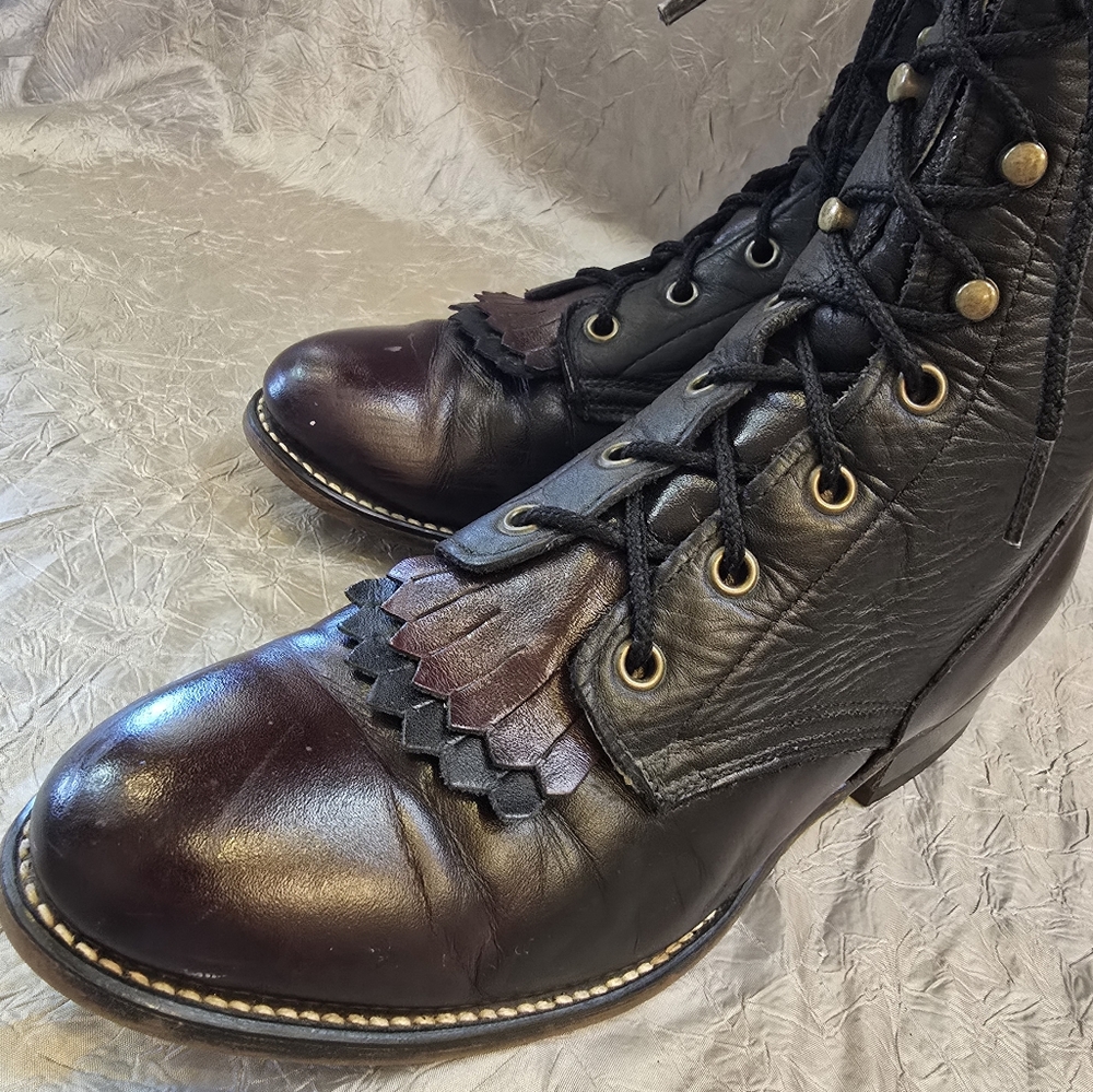 LAREDO ROPER BOOTS SZ8 - Picture 2 of 16